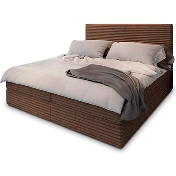 Masseno Boxbett PISA 140x200 cm mit Bonell Matratze und Topper – Bild 2