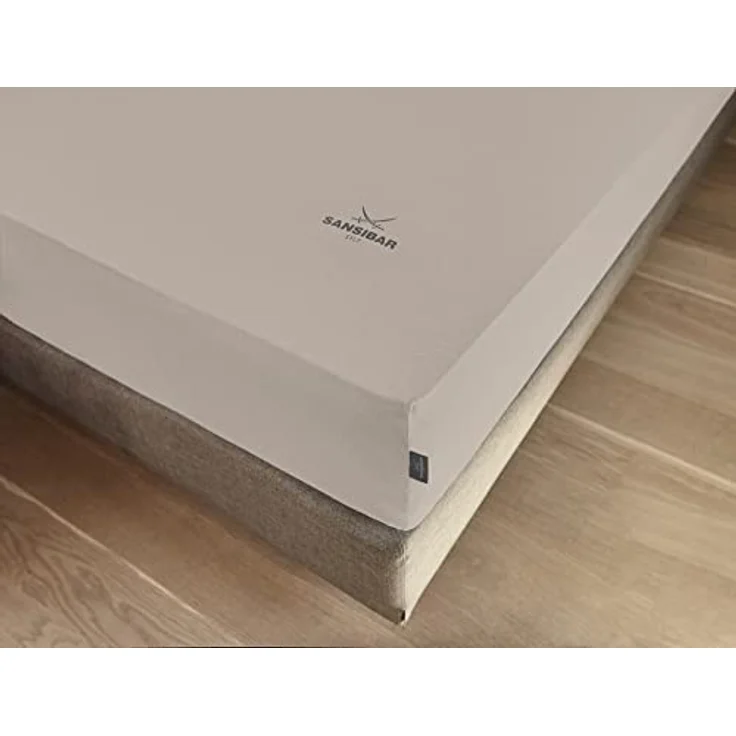 Topperbezug SANSIBAR Jersey BL 140x200 cm braun – Bild 2