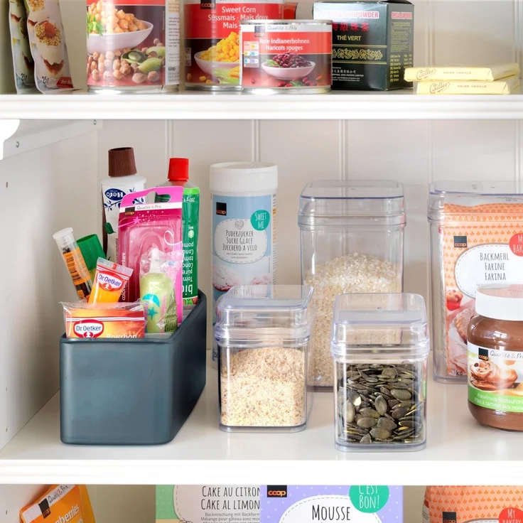 Betty Bossi Küchenorganizer-Set Tuben Aufbewahrungsbox Kühlschrank Organizer Kosmetik weiß, die clevere Ordnungshilfe, Küche, Bad und mehr – Bild 5