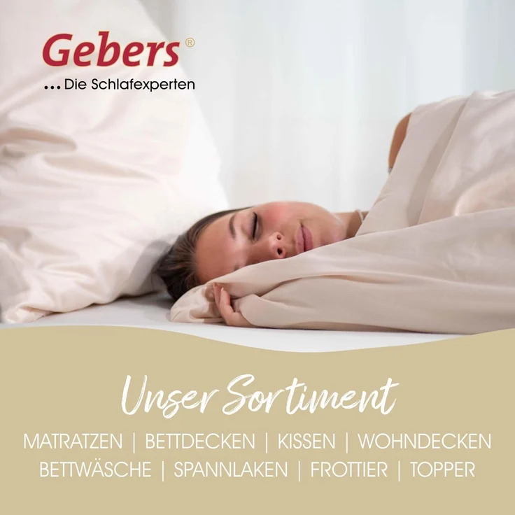 KÜNSEMÜLLER Federkissen Feder, Füllung: 100% Gänse-Federn, Bezug: 100% Baumwolle, Rückenschläfer, Seitenschläfer, Bauchschläfer, viel Stützkraft durch Federfüllung – Bild 8