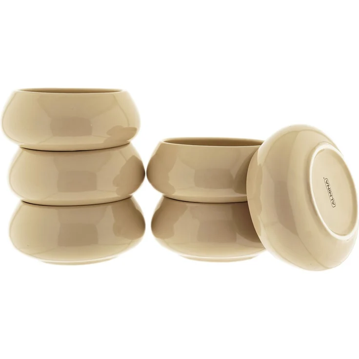 Lissa Bonna Biscuit 6er-Set Suppenschalen aus hochwertigem Porzellan - 14 x 6,5 cm – Bild 5