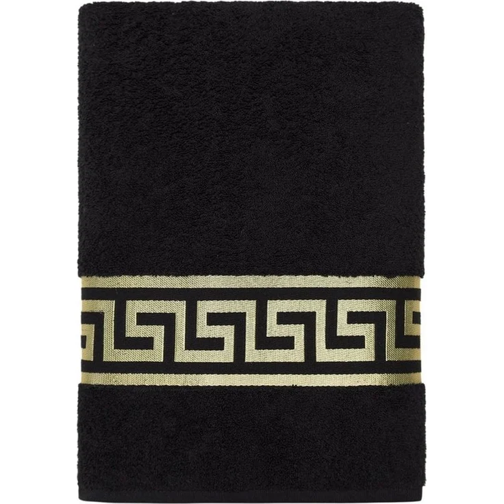 Belle Arti Handtücher Luxus Mäander Gästetücher Badetücher Duschtücher Saunatücher in Set, (2-St), schwarz, weiss, beige, rot, gold, 100% Baumwolle, Frottee, eingestickt – Bild 5