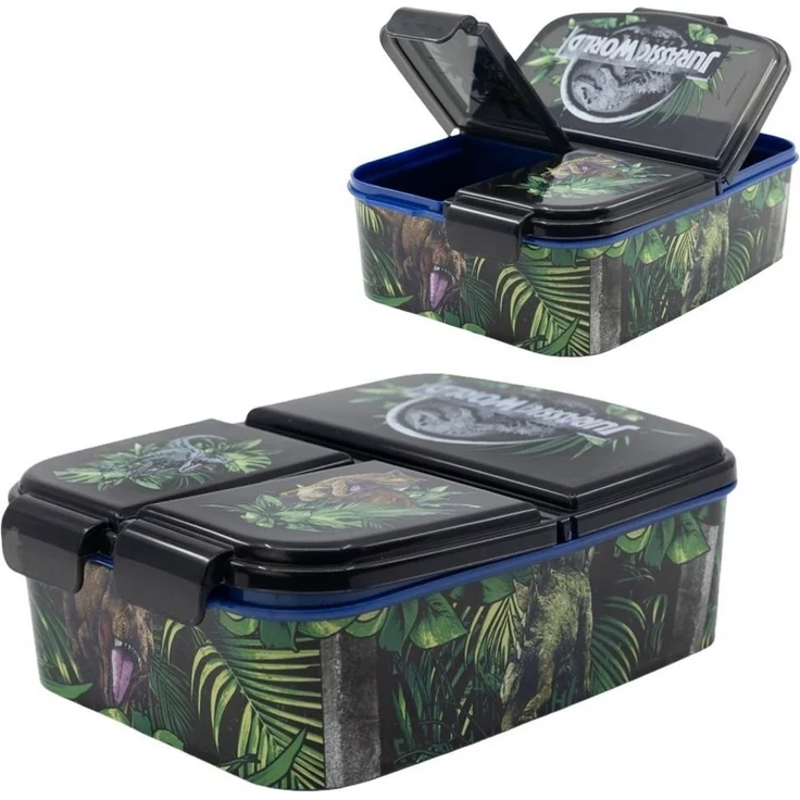 Stor Lunchbox Brotdose 3 Fächer Jurassic World Lunch to Go Vesper Dose – Bild 4