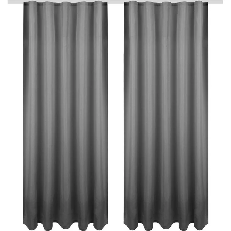 Bestlivings Gardine "Ellen" mit Universalband (2 St), Kräuselband, blickdicht, in moderner Satin-Optik, einfarbig, modern, waschbar bei 30°C – Bild 5