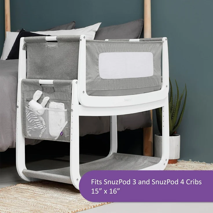 Snüz 'Pod3' Betttasche für Beistellbett weiß – Bild 4