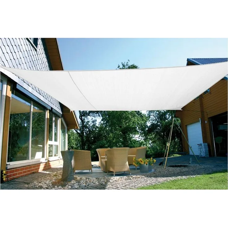 Sonnensegel 6 X 4 M Weiß