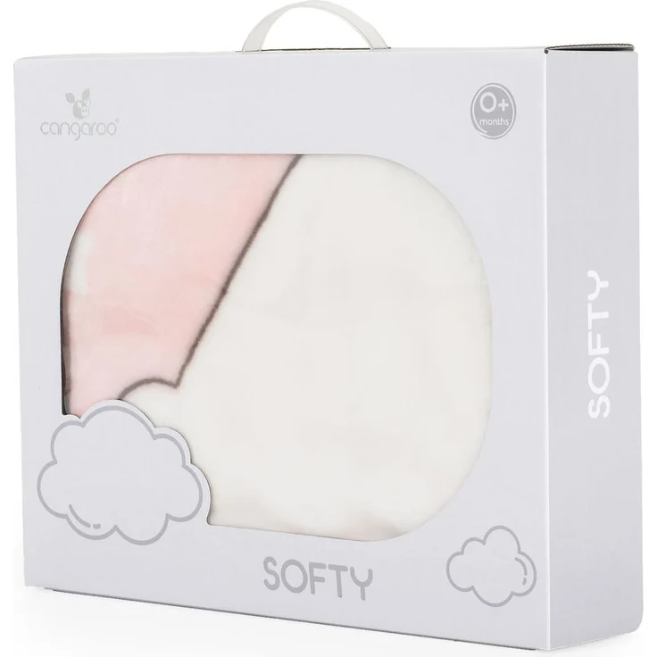 Cangaroo Babydecke 110 x 80 cm Softy Sweet Bärenmotiv Kuscheldecke Schmusedecke rosa – Bild 4