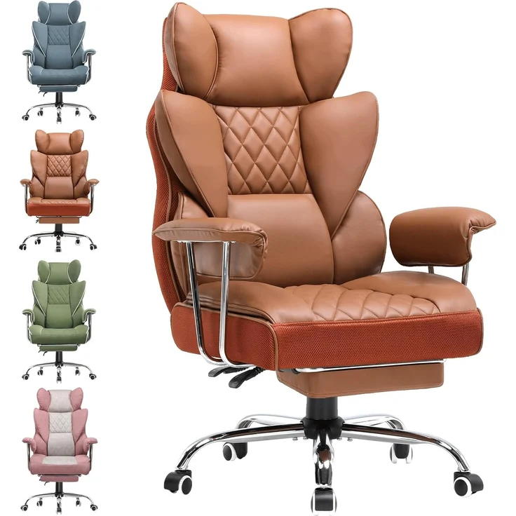 GTPLAYER Gaming-Stuhl Gaming Stuhl, Gamer Stuhl, Ergonomischer Bürostuhl Stoffoberfläche (Packung), Schreibtischstuhl Chefsessel mit Fußstütze höhenverstellbar kunstleder – Bild 1