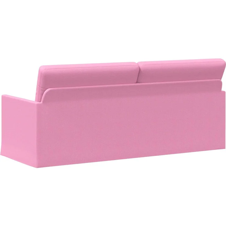 vidaXL 3-Sitzer Sofa Rosa 190 x 81 x 82 cm Stoff 42041117 – Bild 4