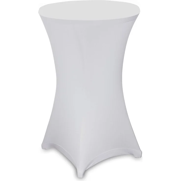 Julido Stehtischhusse Weiß Ø 60cm – Stretch Husse für Hochzeit, Party & Event – Bild 6