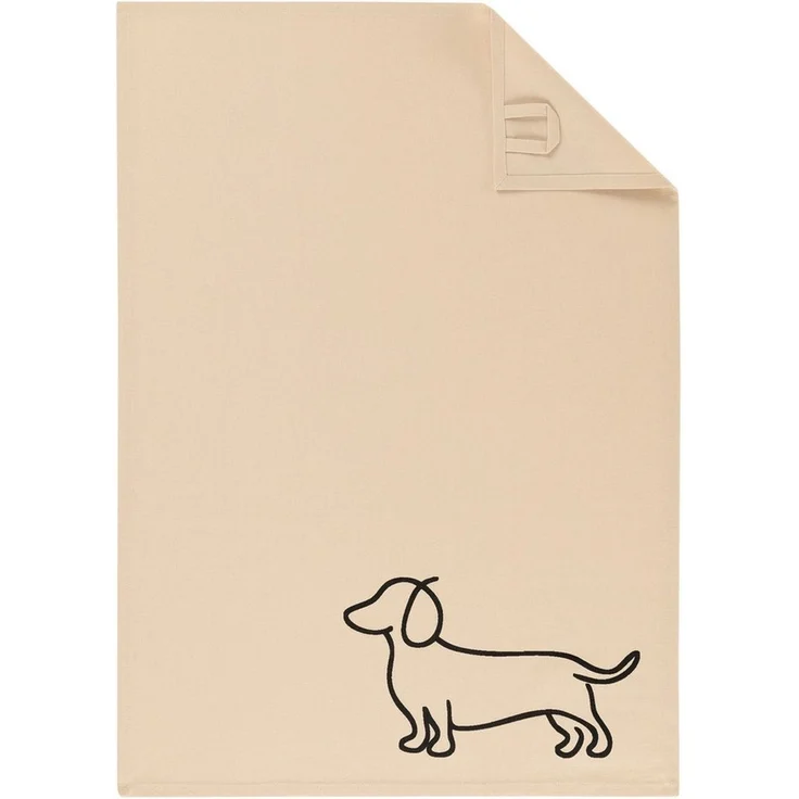 Cawö Home Geschirrtuch Cuisine WE LOVE DOGS Companion 6248, (1-tlg) – Bild 3