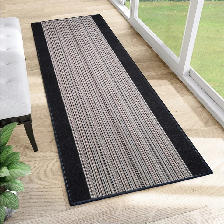 Tapiso Läufer Anti Rutsch, rechteckig, Höhe: 6 mm, Rutschfest Brücke Flur Küche Wohnzimmer Korridor Meterware – Bild 5