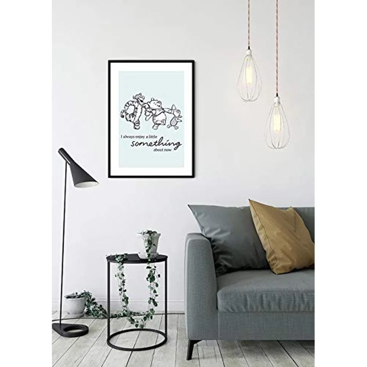 Komar Disney Wandbild Winnie Pooh Little Something, 50x70cm, Premium-Poster Fotopapier, ohne Rahmen, für Kinderzimmer und Babyzimmer, made in Germany – Bild 5