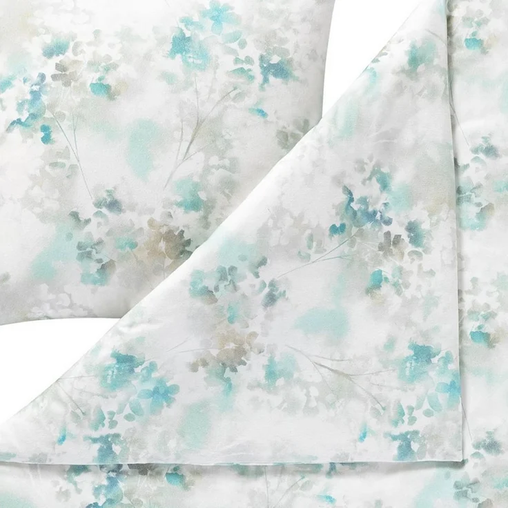 Estella Flanell Bettwäsche Frosted Flowers 4467-630 Blumen 135x200 – Bild 3