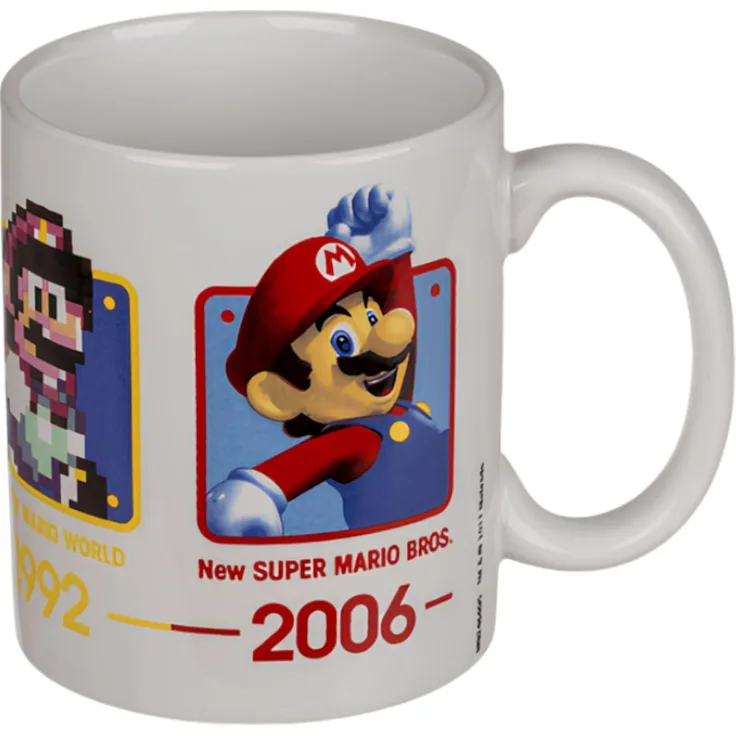 Out of the blue 78,8328 eramik-Becher, Super Mario, für ca. 325 ml, H: 10 cm, Keramik