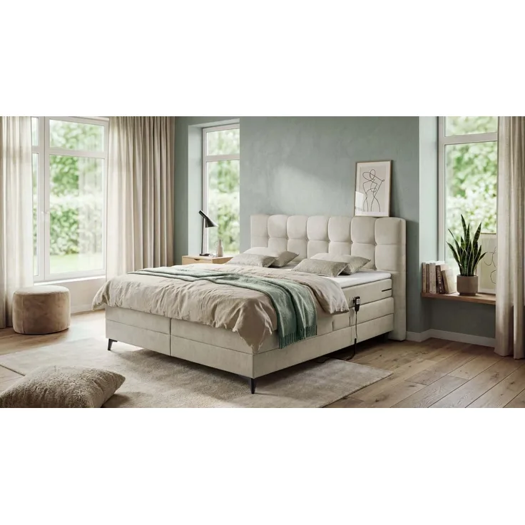 Boxspringbett Atlas von ED Exciting Design 180 x 200 cm mit Elektrofunktion