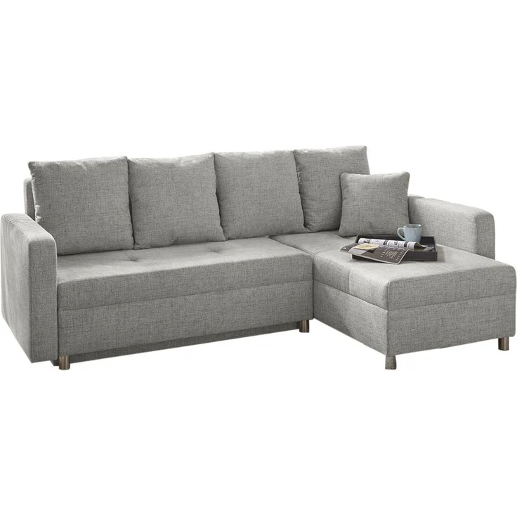 Jockenhöfer Gruppe Ecksofa Kappeln L-Form, inklusive Bettfunktion, Bettkasten, Ottomane links oder rechts – Bild 2