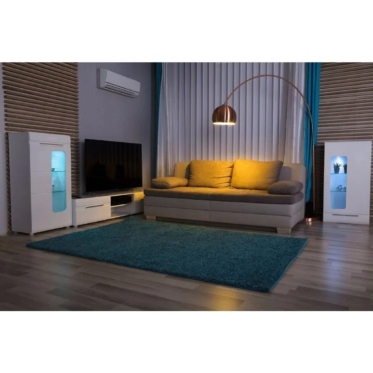 QLS LED Unterbauleuchte RGB 12V 2-8 Stück Weiß, LED fest integriert, Glasbodenbeleuchtung Lichtleiste Fernbedienung 16 Farben Dimmbar – Bild 2