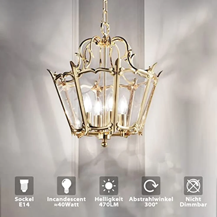 LVWIT E14 Kerze LED Lampe, 6er Pack, 4W 470 Lumen ersetzt 40 Watt, 6500K Kaltweiß, Glas, nicht dimmbar, Filament Fadenlampe – Bild 2