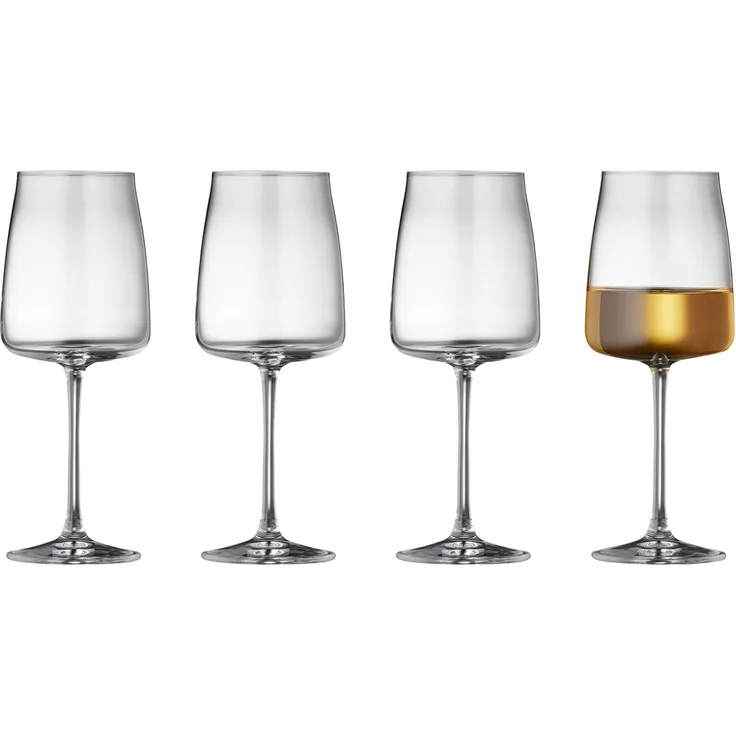 Weißweinglas Lyngby Kristal Glas Zero 430 ml 4 Stück im Set