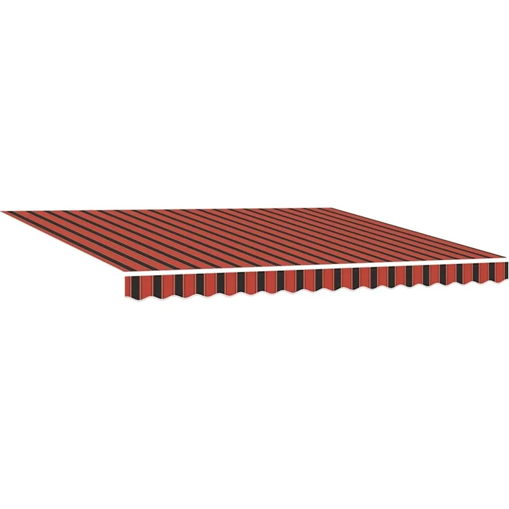 Einziehbare Markise, Sonnenmarkise Orange und Braun 350x250 cm – Bild 4