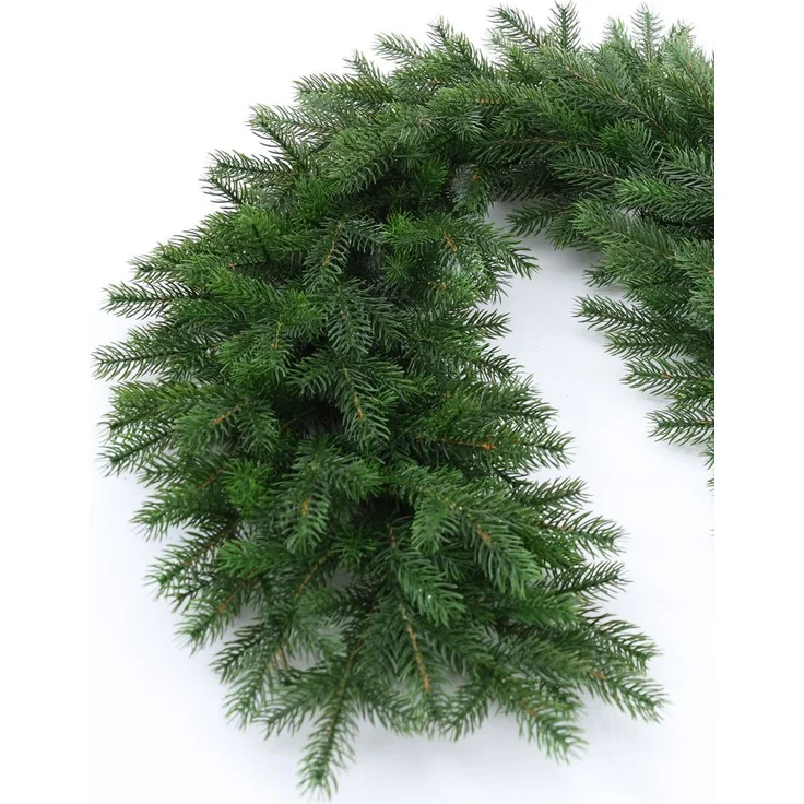 EveXmas Altair Premium Weihnachtsgirlande Grün 220 cm, künstliche Tannengirlande, 147 Zweige, 882 PE-Spritzguss-Triebe, 100% PE, flammhemmend – Bild 2