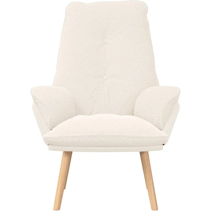 vidaXL Sessel Creme 69 x 74 x 93 cm Sherpa-Stoff 42001845 – Bild 3