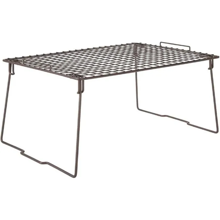 mDesign Regaleinsatz Schrankeinsatz Organizer faltbar stapelbar Metall Bronze