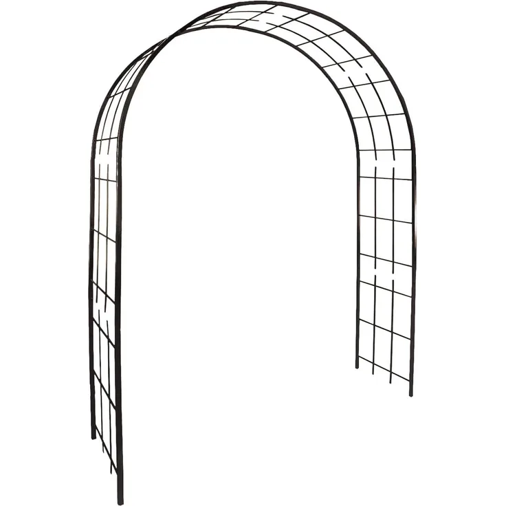 Louis Mühle 3006 Rosenbogen für Kletterpflanzen Metall Eisen antik 180 x 50 x 250 cm