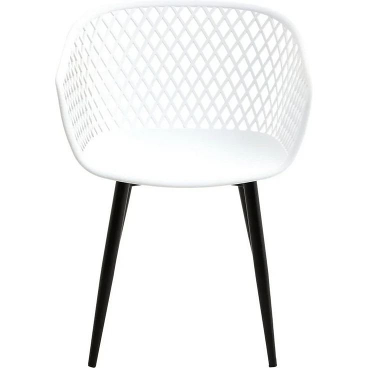 IDIMEX Gartenstuhl MADEIRA (4 St), Outdoor Stühle 4er Set UV-beständig für Indoor & Outdoor Schwarz/Weiß – Bild 3