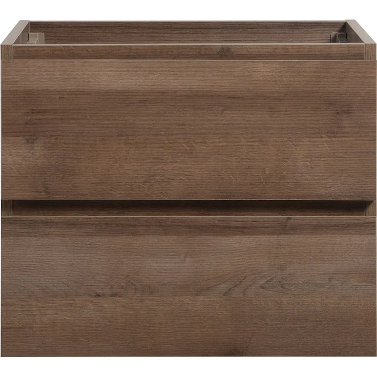 Waschbeckenunterschrank Angela 60cm - Braun eiche - Unterschrank Badmöbelset – Bild 4