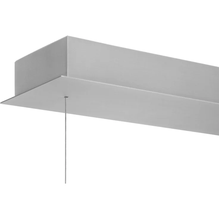 Novel LED-Hängeleuchte, Aluminium alu, 13 x 200 x 115 cm, mit LED-Leuchtmittel – Bild 6