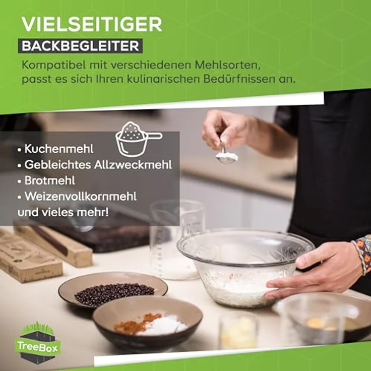TreeBox Profi Teigrolle aus Silikon und Edelstahl - Das Moderne Nudelholz ohne Griffe - Fondant und Teig im Handumdrehen Ausrollen - Antihaftwirkung (Grape) – Bild 6