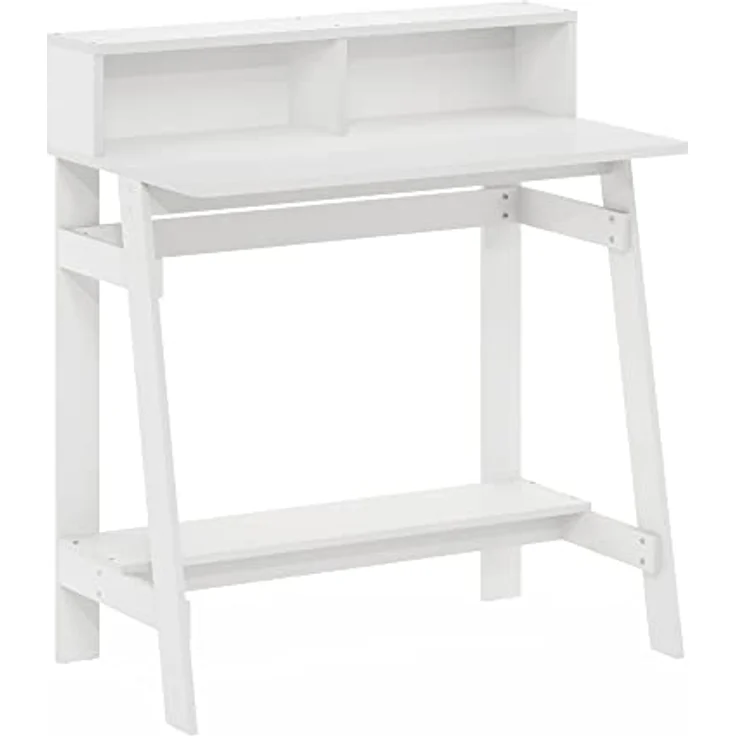 Furinno Simplistic A-Frame-Computertisch, Weiß – Bild 7