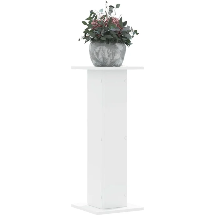 vidaXL Pflanzenständer 2 Stk. Weiß 30x30x80 cm Holzwerkstoff 3307864 – Bild 1