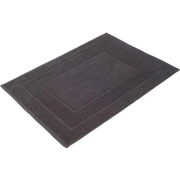 Gözze Badematte BIO Frottier, Höhe 7 mm, beidseitig nutzbar, fußbodenheizungsgeeignet, Baumwolle (Bio-Baumwolle), rechteckig, Badvorleger, Frottier-Qualität, mit Bordüre – Bild 4