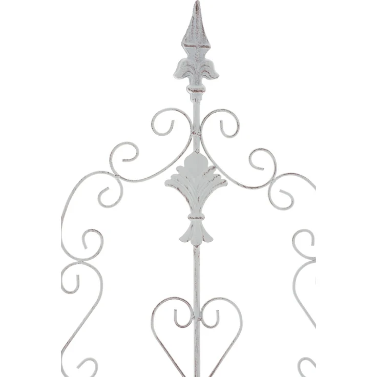 Rankgitter FALK 2er Set - 35x1x122cm, Metall, Antik-Weiß | Rankhilfe Kletterpflanzen Gartendekoration – Bild 3