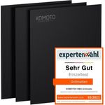 KOMOTO Grillplatte BBQ Grillmatte (3-St), Extra Dick - Ideal für Gasgrill und Holzkohle