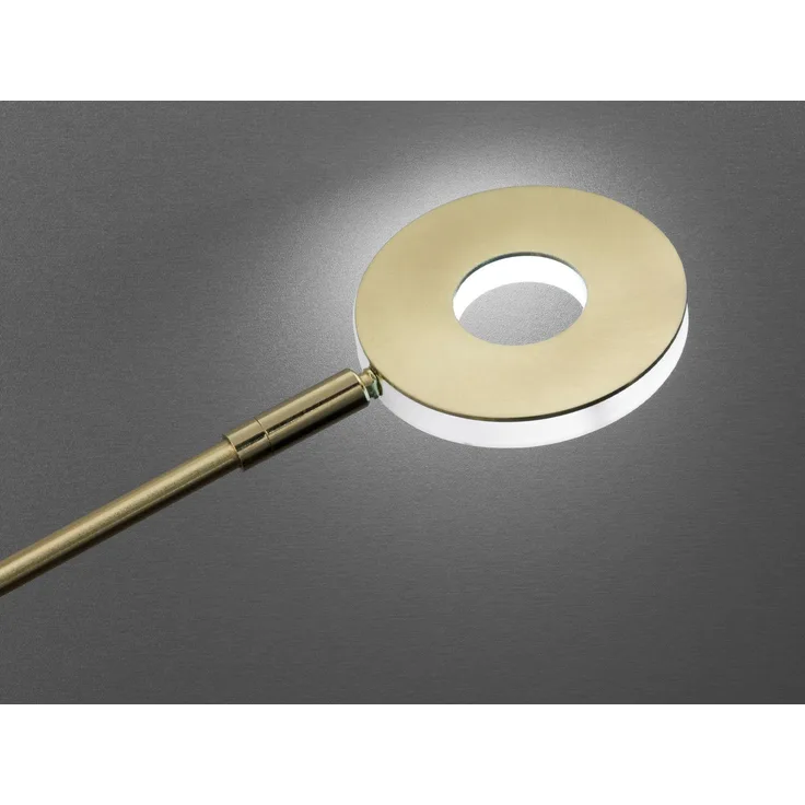 Fischer & Honsel 40109 Stehleuchte Dent messing poliert 150 cm stufenlos dimmbar