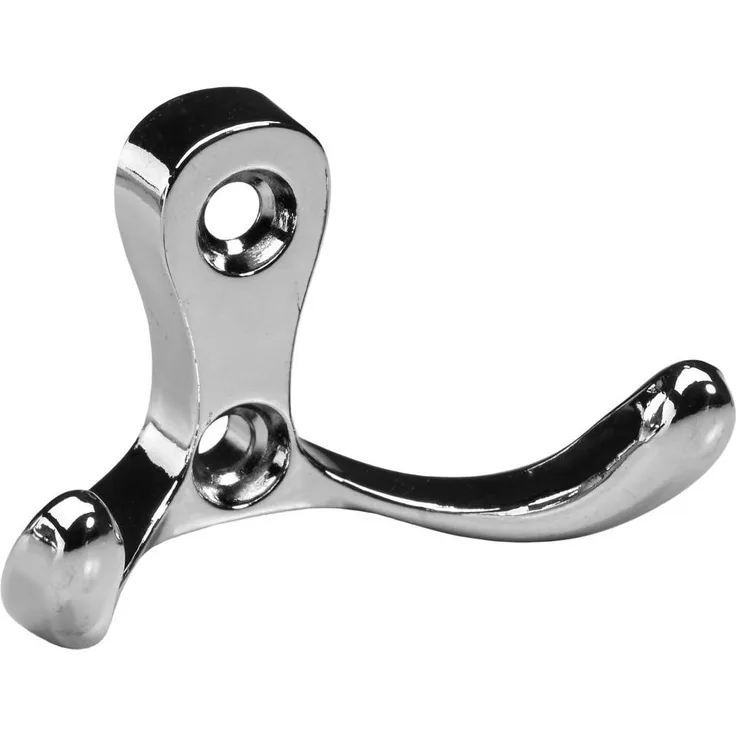 Hettich Mantelhaken 3,1 x 5,8 x 2,9 cm Zinkdruckguss verchromt - 1 Stück