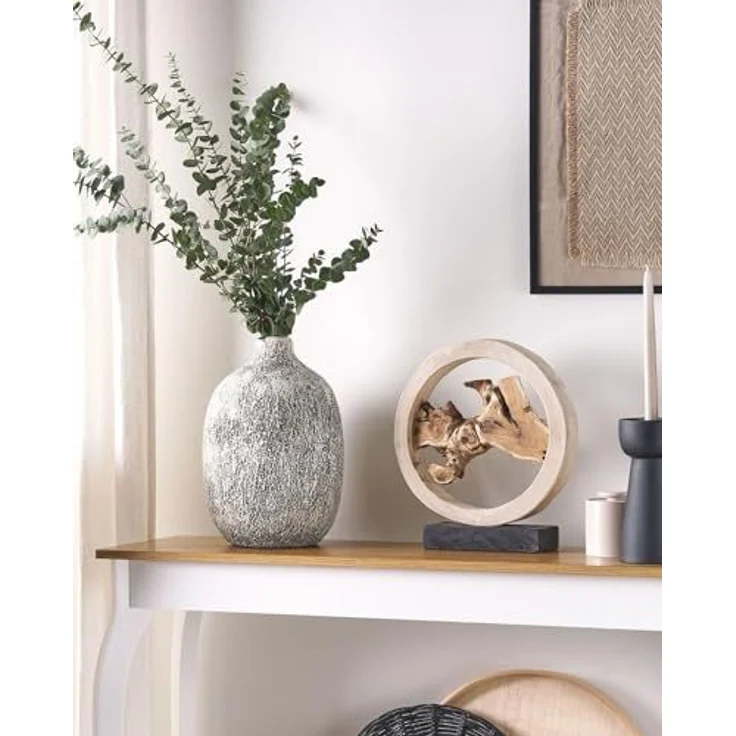 Blumenvase VIGO Keramik 36 cm Grau – Bild 2