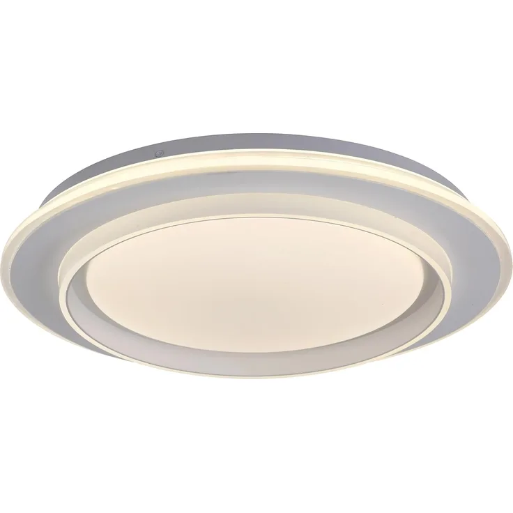 JUST LIGHT LED-Deckenleuchte 14296-16, 20W, CCT, 2700lm, IP20, weiß