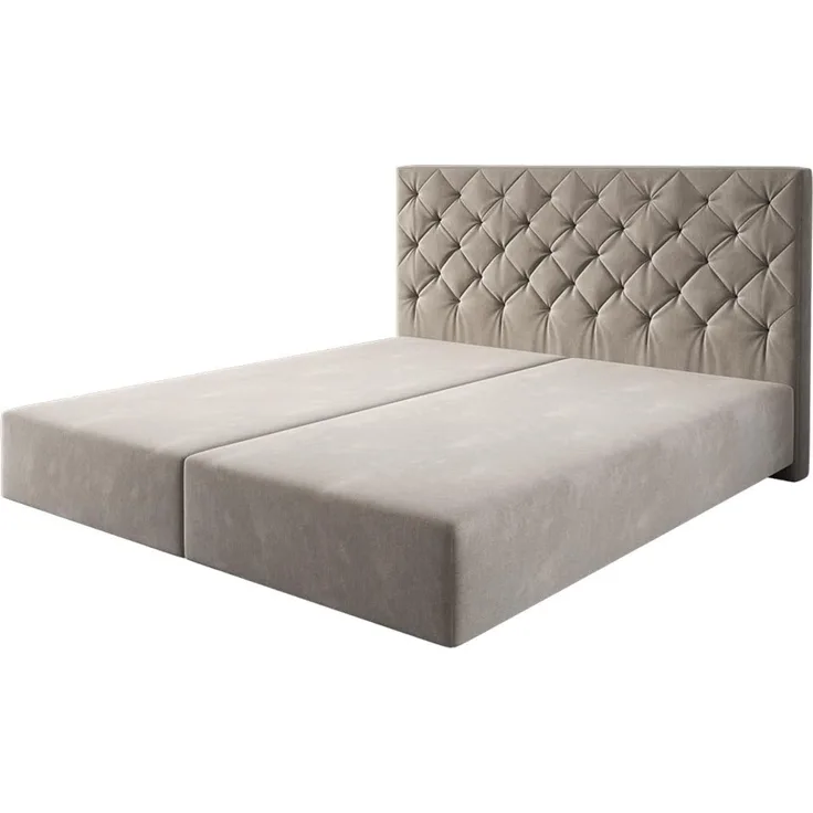 Boxspringgestell Dream-Great 180x200 cm Mikrofaser Beige