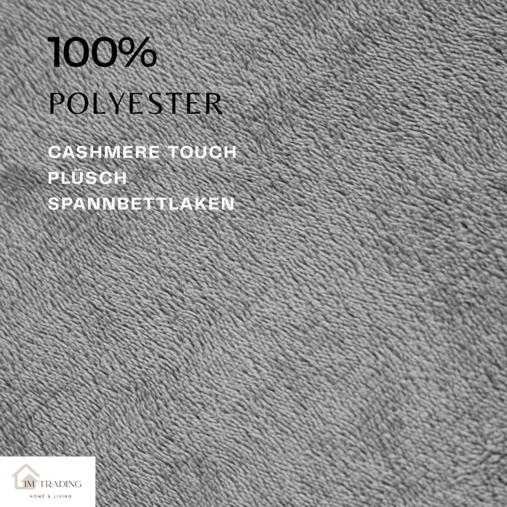Plüsch Spannbettlaken 140-160 x 200 cm + 30 cm mit Rundumgummizug - Cashmere Touch 180 gsm Rosa – Bild 5