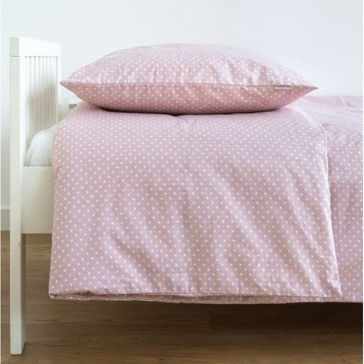 Loolay Bettwäsche Punkte ROSA Altrosa Babybettwäsche Kinderbettwäsche Jugendbettwäsche, Alle gängigen Bettgrößen für Kinder, Jugend und Erwachsene! – Bild 2