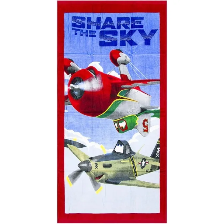 Disney Planes Strandtuch großes Badetuch für Jungen & Mädchen 70 x 140 cm