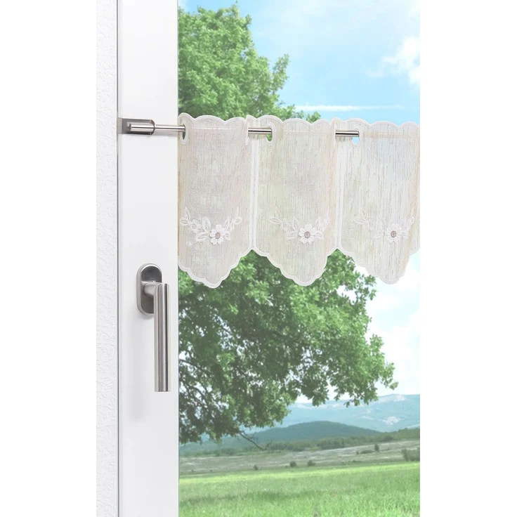 Scheibengardine von Lysel - Cardi (Bx H) 139,5cm * 20cm beige/Beige – Bild 4