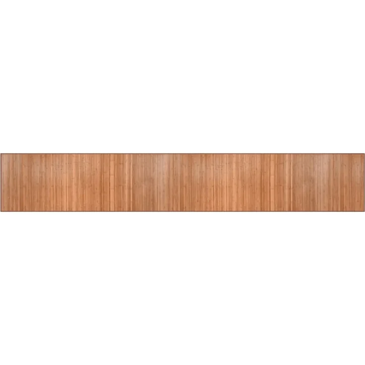 vidaXL Teppich Rechteckig Natur 80x500 cm Bambus 376925 – Bild 3