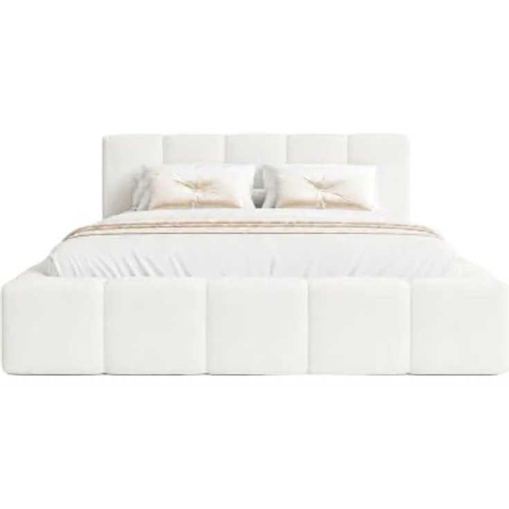 Chilly Möbel Polsterbett Palermo Elegant 200×200 mit Stauraum & Metallrahmen, Velo 621