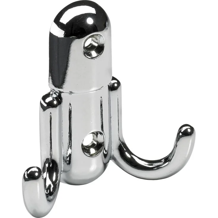 Hettich Mantelhaken 6 x 5,5 x 2,2 cm verchromt silber - 1 Stück